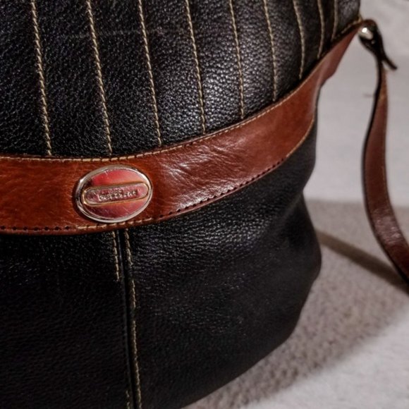 Bettina Leather Brown Hand Purse, Made in Italy - Picture 2 of 8